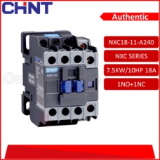 CHINT CONTACTOR NXC SERIES 7.5KW/10HP(NXC-18-11-A240)