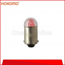 HOKOMO BA9S LED BULB, 12V AC/DC ~ RED, (HQ-LED12AC-R)